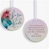 Born To Ride Horses Personalized Ornament  - 39978