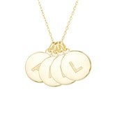 Gold 4 Initial Necklace