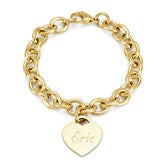 Gold Heart Chain Bracelet