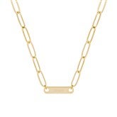 1 Bar Gold Necklace