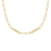 2 Bars Gold Necklace