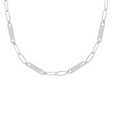 4 Bars Silver Necklace
