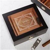 50 Ct. Black Humidor