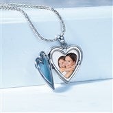 Silver Photo Heart Locket