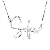 Script Name Necklace