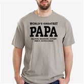 Personalized Mens Shirts - Worlds Greatest Dad - 40699