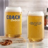 16 oz. Beer Can Glass