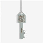 Home Owners Personalized Wood Key Ornaments - 40857