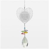 Engraved Message Memorial Heart Suncatcher  - 41013