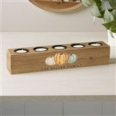 5pc Wood Tea Light Holder