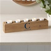 5pc Wood Tea Light Holder