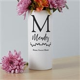 White Flower Vase