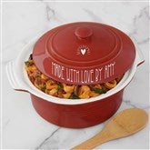 Red Casserole Dish