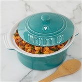 Turquoise Casserole Dish