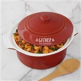 Red Casserole Dish