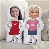 Female Character Pillow
