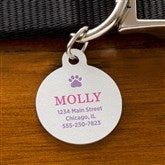 Circle Pet Tag