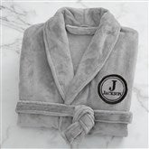 Grey Fleece Robe-47