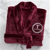 Maroon Fleece Robe-42