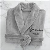 Grey Fleece Robe-47