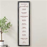30x8 Blackwashed Frame