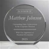 4 Round Crystal Award