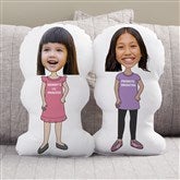 Girl Character Pillow