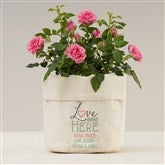 7x7 Canvas Planter Bag