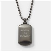 Gunmetal Urn Dog Tag