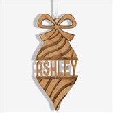 Retro Ornament Personalized Wood Ornament  - 42425