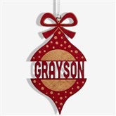 Retro Ornament Personalized Wood Ornament  - 42425