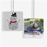 2.75 Square Metal - 2 Sided