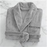 Grey Fleece Robe-47