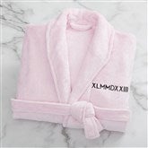 Pink Fleece Robe-42