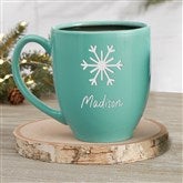 16 oz. Aqua Ceramic Mug