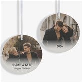 Merry  Bright Personalized Photo Christmas Ornaments - 43126