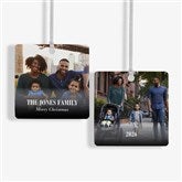 Merry  Bright Personalized Photo Christmas Ornaments - 43126