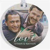 Love Personalized Photo Ornaments - 43132