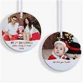 Bundle Of Joy Personalized First Christmas Photo Ornament - 43136