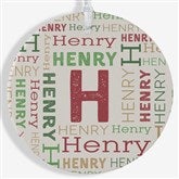 Christmas Repeating Name Personalized Ornament  - 43152