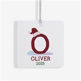 Initially Santa Personalized Christmas Ornaments - 43225