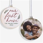 Our First Home Personalized Christmas Ornaments - 43303