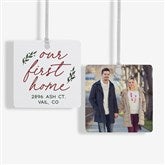 Our First Home Personalized Christmas Ornaments - 43303
