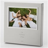Engraved Silver Uptown 4x6 Picture Frame  - 43396