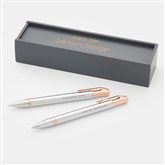 Silver  Rose Pen  Pencil Set