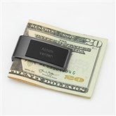 Gunmetal/Blk Money Clip