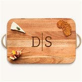 Lg Acacia Board w/Handles