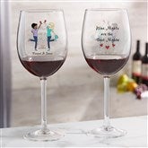 2 Friends White Wine Glass