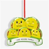 Taco Family Personalized Ornament  - 43984
