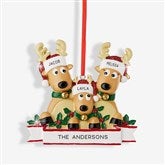Reindeer Family Personalized Ornament - 44064